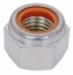 Porca Alta Sextavada Ferro Auto Travante c/ Nylon - Linha Polegada UNC WW